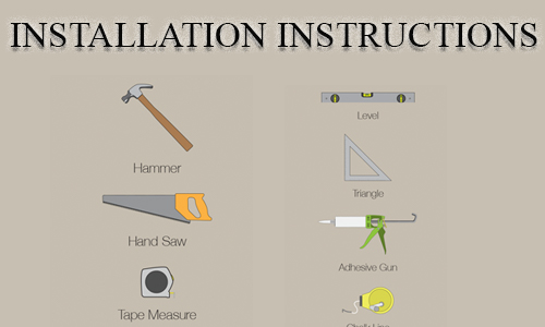 installation instructions